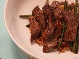 Noodles with Beef and Green Beans