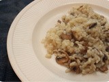 Vega: Risotto with Mushrooms and Herb Cream Cheese