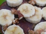 Banana Pecan Protein Pancakes