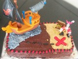 Easy Pirate Birthday Cake (With Hidden Treasures, Arrr!)