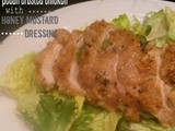 Pecan Crusted Chicken with Honey Mustard Dressing