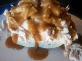 Slow Cooker Open Faced Turkey Breast Sandwich + Giveaway