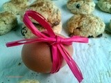 Scones panna e mirtilli rossi... Buona Pasqua