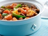 Beef heart stew