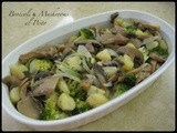 Broccoli and Mushrooms al Pesto