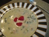 Chicken-”Potato”-Kale Soup