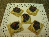 Olive-Hummus Canapes