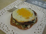 Spinach-Egg Breakfast Stack