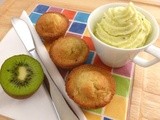 Kiwi Cakes with Kiwi Cream