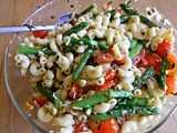Guest Post from Crazy Lou - Pasta Salad w/Asparagus & Basil Vinaigrette