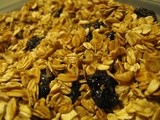 Ginger Walnut Granola with Dried Cherries