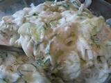 Ina Garten's Creamy Cucumber Salad