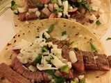 Steak Tacos with Radish Relish