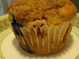 Strawberry and Blueberry Muffins with a Streusel Topping