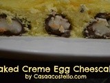 Baked Cadbury’s Creme Egg Cheesecake