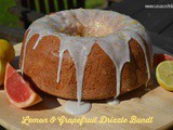 Lemon & Grapefruit Drizzle Bundt Cake – #Bakeoftheweek