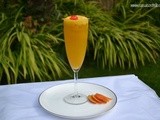 Non-Alcoholic Peach/Mango Bellini Cocktail