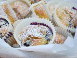 Reduced Sugar Blueberry Muffins #BakeoftheWeek