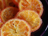 Candied Orange Slices… and Orange-Ginger “Honey”