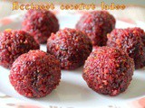 Beetroot coconut ladoo recipe – How to make beetroot coconut laddu recipe – ladoo recipes