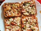 Bread pizza recipe – How to make bread pizza recipe – bread snacks