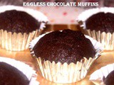 Eggless chocolate muffins recipe