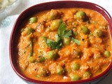 Green peas masala/curry recipe