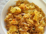 Potato rice/Aloo rice – How to make Potato rice – rice recipes