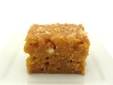 White Chocolate Pumpkin Bars with Candied Ginger