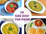 20 Side Dish For Poori – Indian Vegetarian Side Dish For Puri Recipes