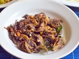 Kalan Milagu Peratal / Mushroom Pepper Fry Recipe