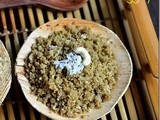Kambu Maavu Puttu Recipe-Pearl Millet Recipes