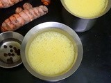 Turmeric Milk Recipe – Manjal Paal For Cold, Cough