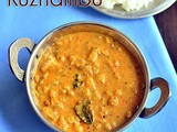 Vazhaithandu Kuzhambu Recipe – Banana Stem Gravy–Valaithandu Recipes