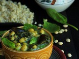 Spinach beans curry/Stew