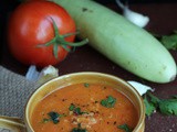 Tomato and grated bottle gourd – Soup