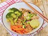 Easy One Pot Ramen with Tofu and Vegetables