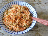 Kohlrabi Carrot Slaw – a Simple but Delicious Side