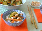 Thai Green Curry with Jasmine Rice and Cashew Nuts