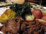 A photo - chuck roast with fennel and kale