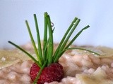 Risotto ai lamponi e robiola per unlamponelcuore