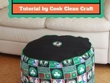 How to sew a foot stool {tutorial}