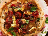Basil tomato tart recipe | Hand rolled tart recipe