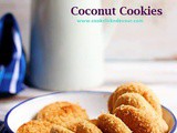 Eggless Coconut Cookies Recipe (With Video)