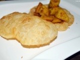 Luchi-Dee fried flat bread with all purpise flour/maida
