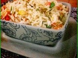 Vegetable fried rice(indo chinese)