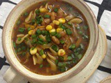 Roasted Vegetable Minestrone Soup