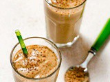 Healthy Avocado Smoothie with Cacao and Collagen