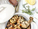 Lemon Herb Roasted Chicken and Fennel | Wicked Spatula