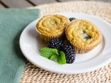 Paleo Banana Blackberry Muffins